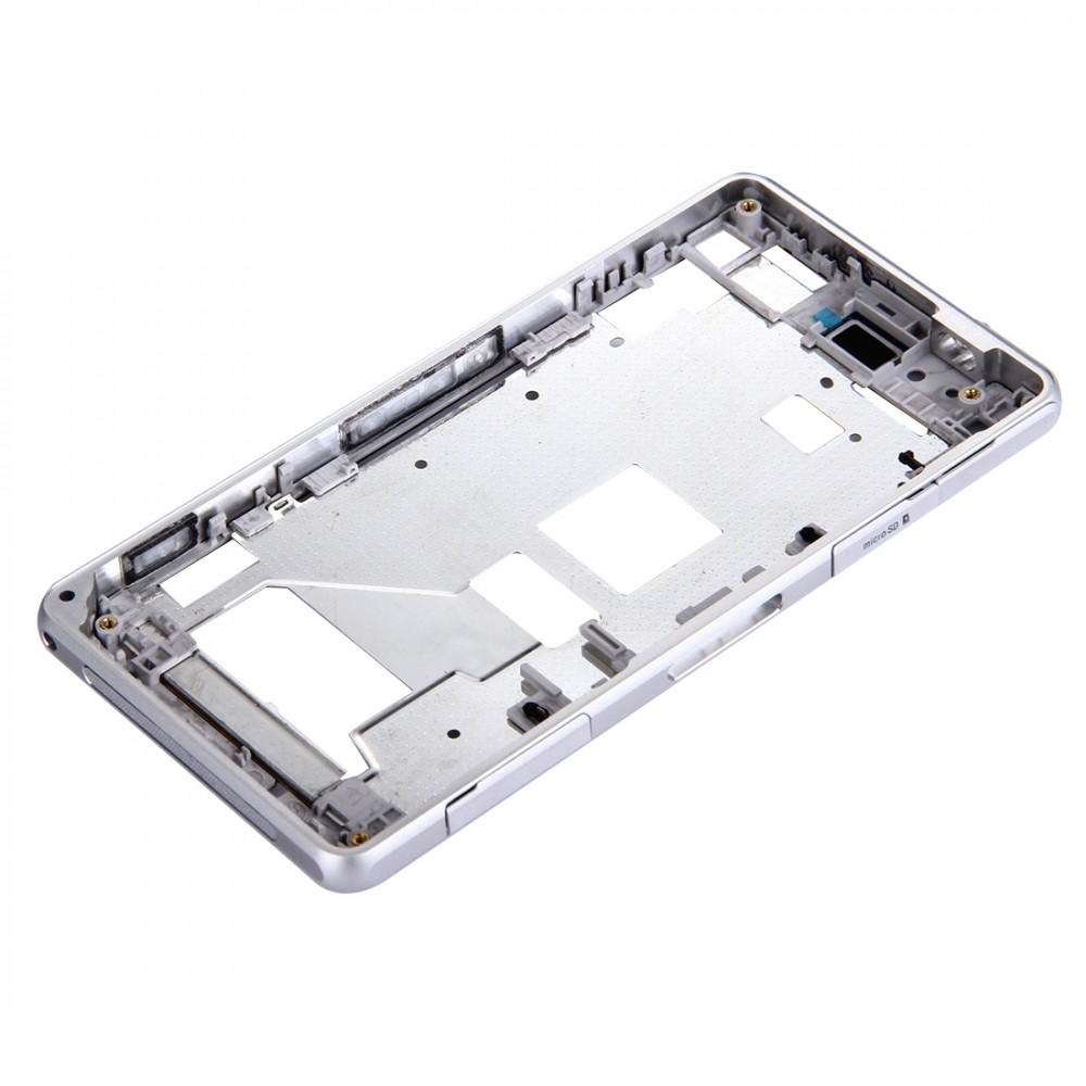 Front Housing LCD Frame Bezel for Sony Xperia Z1 Compact / Mini (White) Sony Replacement Parts Sony Xperia Z1 Compact